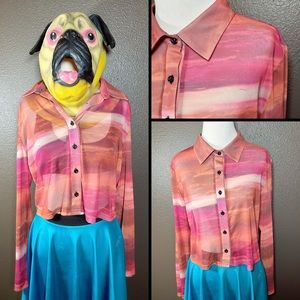 Cute af, SHEIN, sheer top!!